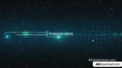 Technology Promo Video Displays template preview
