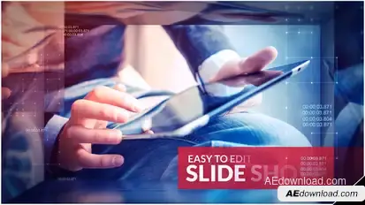 Technology Promo Slideshow Video Displays template preview