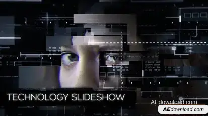 Technology Slideshow Openers template preview