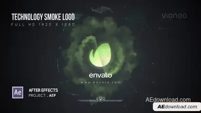 Videohive Technology Smoke Logo Openers template preview