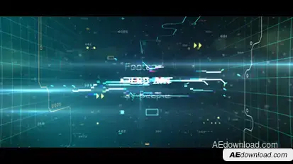 Technology  Trailer Titles template preview