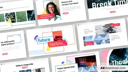 Technology Video Display After Effect Template Elements template preview