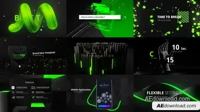 TechUp – Digital Product Presentation Product Promo template preview