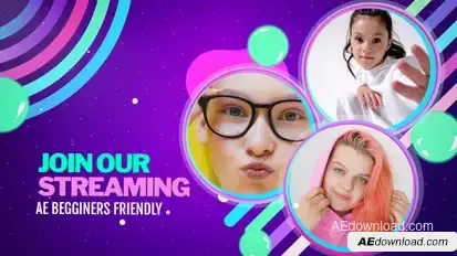 Teens And Kids Streaming Channel Pack Openers template preview