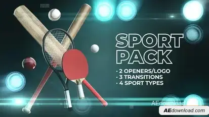 Tennis Cricket Baseball Pack Openers template preview