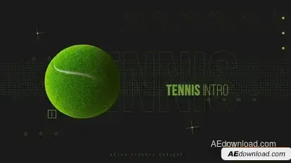 Tennis Intro Openers template preview