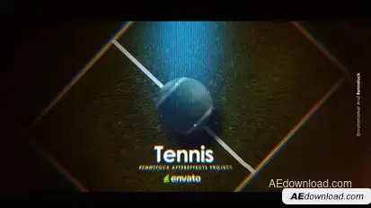 Tennis Logo Logo Stings template preview