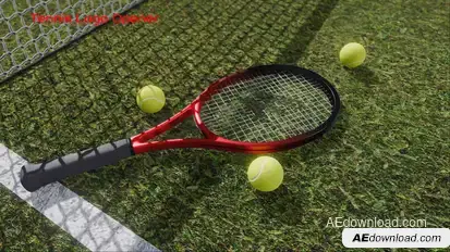 Tennis Logo Opener Openers template preview
