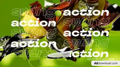 Tennis Sport Intro and Logo Reveal Openers template preview