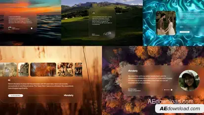 Testimonials After Effect Template Video Displays template preview