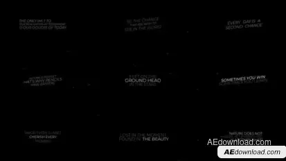 Text Animation 0.2 | After Effects Titles template preview
