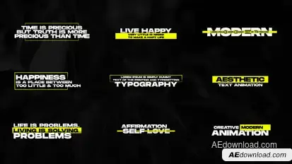 Text Animation 1.0 | After Effects Titles template preview