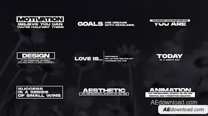 Text Animation 1.0 | After Effects Titles template preview