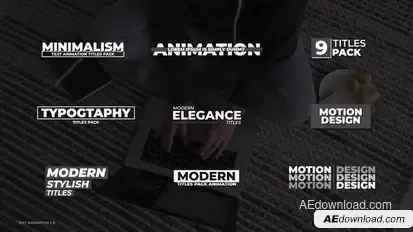 Text Animation 2.0 | AE Titles template preview