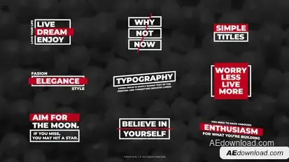 Text Animation 2.0 | After Effects Titles template preview