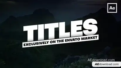 Text Animation Titles template preview