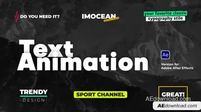 Text Animation Titles template preview