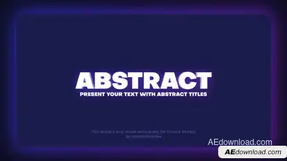 Text Animation Titles template preview