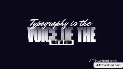 Text Animation Titles template preview
