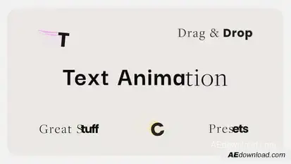 Text Animation Titles template preview