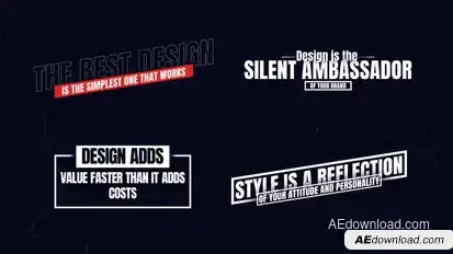 Text Animation Titles template preview