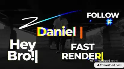 Text Animation Titles template preview