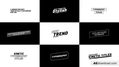 Text Animation 6.0 | After Effects Titles template preview