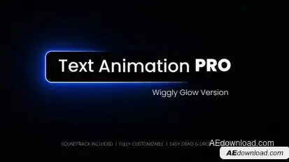 Text Animation AE Titles template preview