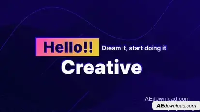 Text Animation Titles template preview