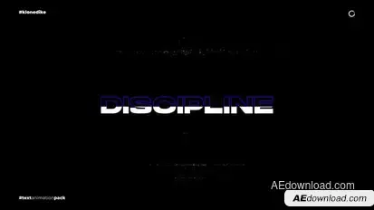 Text Animation Titles template preview