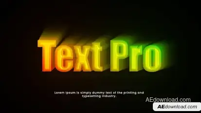 Text Animation Titles template preview