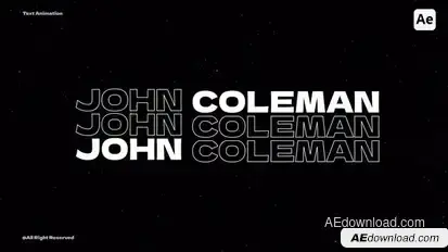 Text Animation | AE Titles template preview