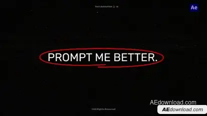 Text Animation | AE Titles template preview
