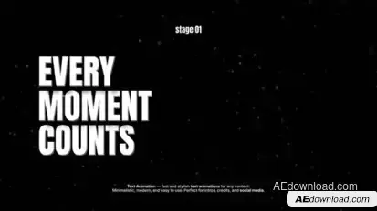 Text Animation  AE Titles template preview