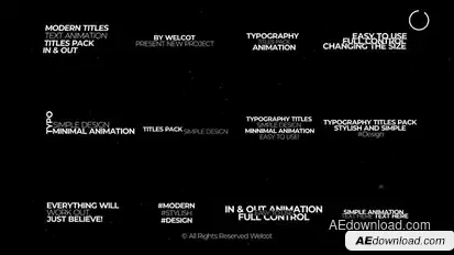 Text Animation | After Effects Titles template preview