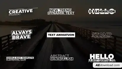Text Animation | After Effects Titles template preview
