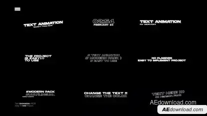 Text Animation | After Effects Titles template preview