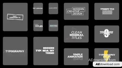 Text Animation | After Effects Titles template preview