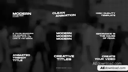 Text Animation | After Effects Titles template preview