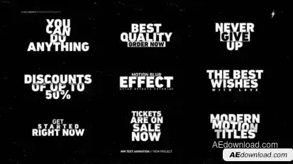 Text Animation || After Effects Titles template preview