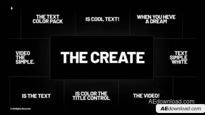 Text Animation | After Effects Titles template preview