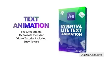 Text Animation Presets for After Effects Titles template preview