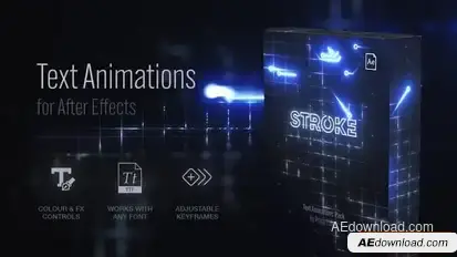 Videohive Text Animation Presets | Stroke Titles template preview