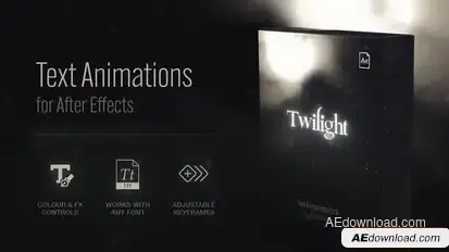 Videohive Text Animation Presets | Twilight Titles template preview