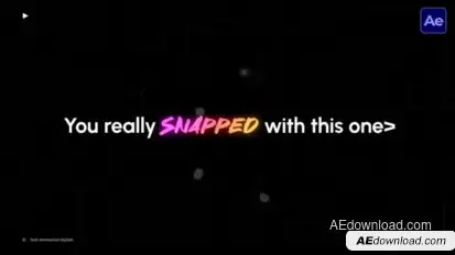 Text Animation Stylish  AE Titles template preview
