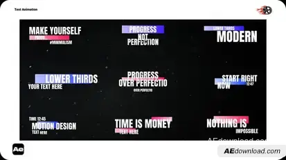Text Animation V2 Titles template preview