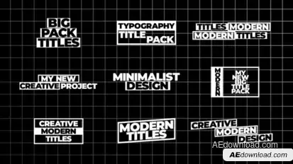 Text Animation V4.0 | AE Titles template preview