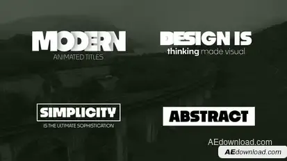 Text Animations Titles template preview