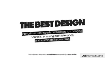 Text Animations Titles template preview