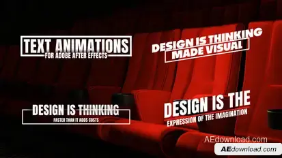 Text Animations Titles template preview
